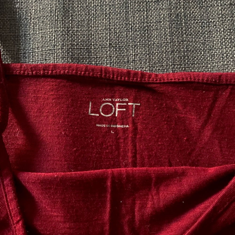 Loft burgundy cami